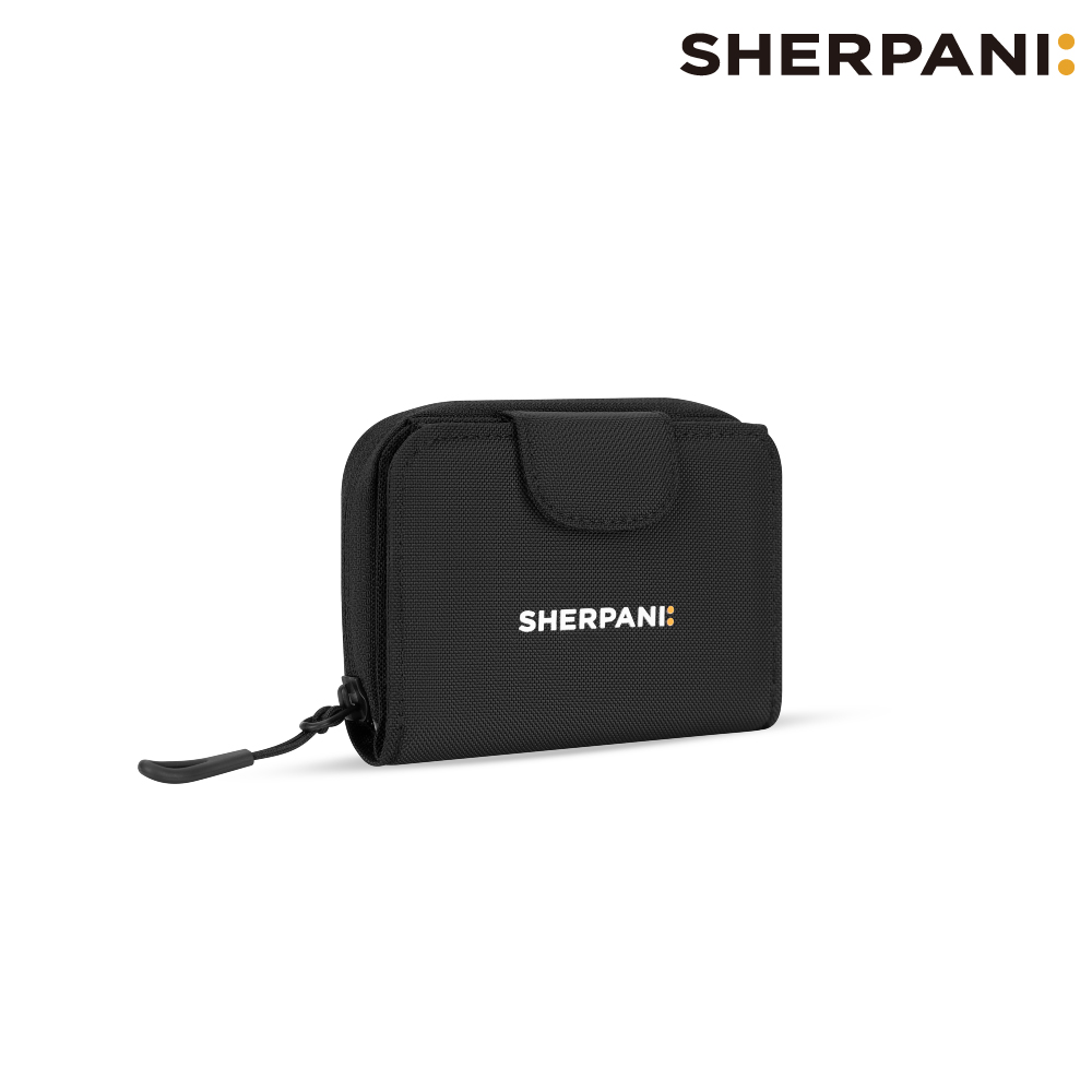Sherpani RFID 防潑水短夾 26I Barcelona|黑色 (RFID屏蔽 撥水)