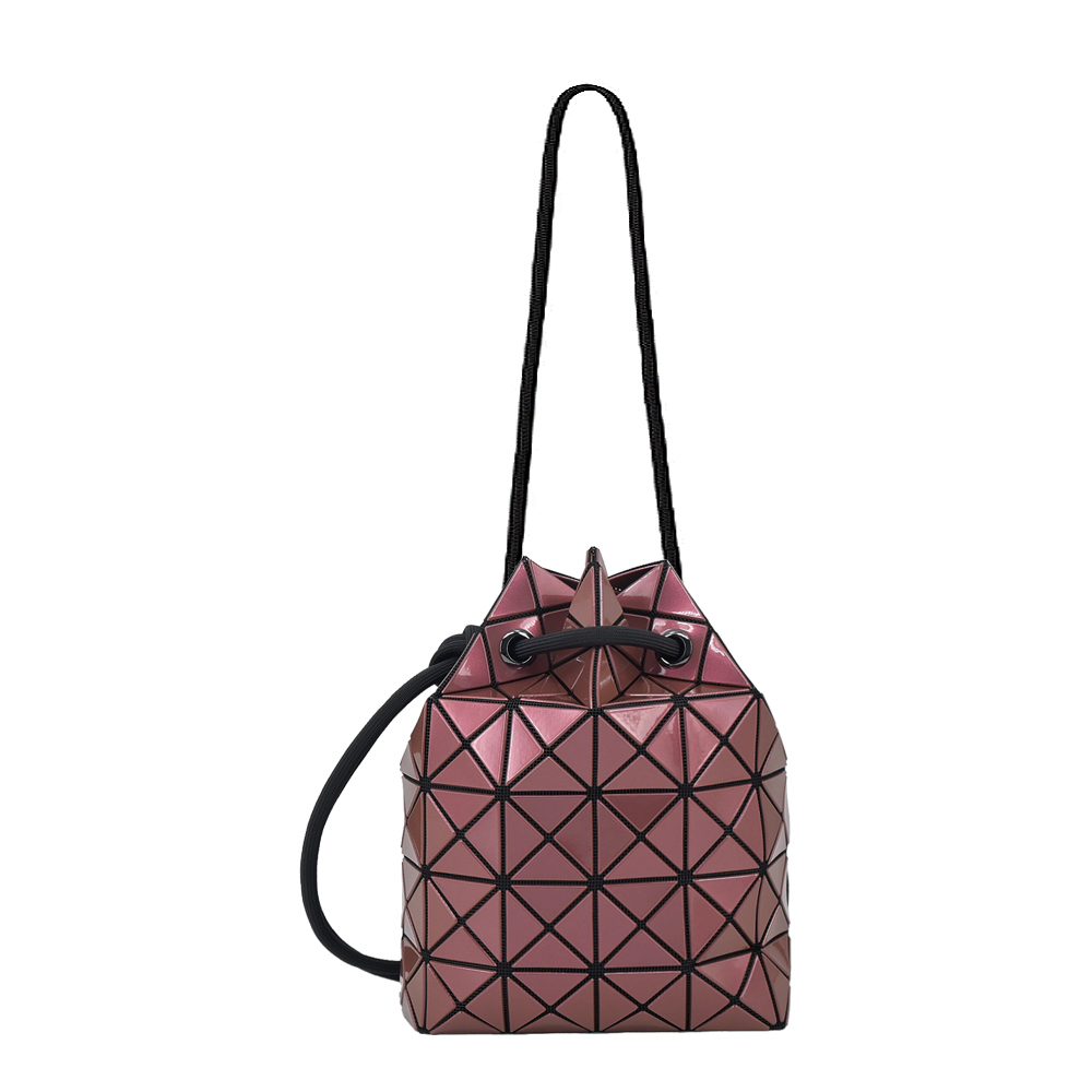 Issey Miyake 三宅一生 BAOBAO 束口水桶包-酒紅