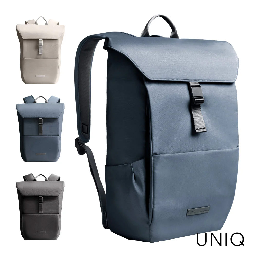 UNIQ Arden rPET 防潑水通勤15吋筆電雙肩後背包18L