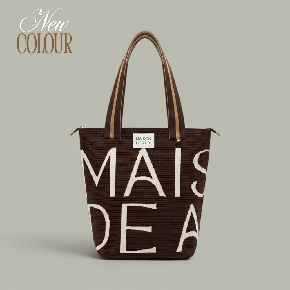 Maison de Auri SAC 法式包/ 厚針織/ SAC POP Walnut 法式胡桃