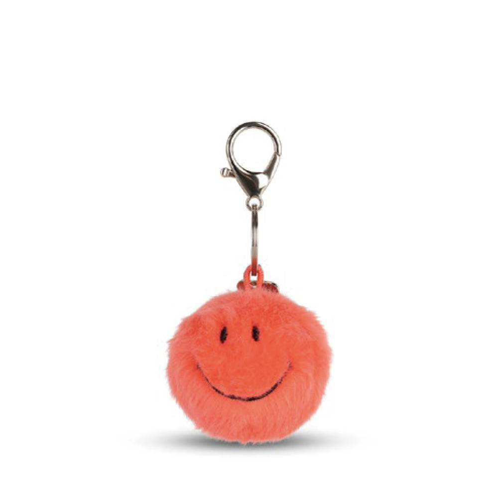 BON TON TOYS Smiley笑臉環保毛絨鑰匙圈 5.5cm