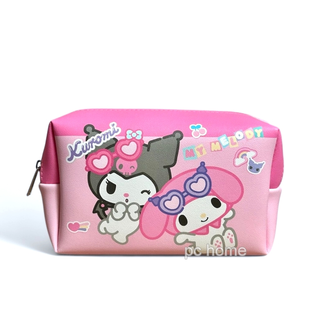 Sanrio 三麗鷗 【酷洛米與美樂蒂】輕巧化妝包