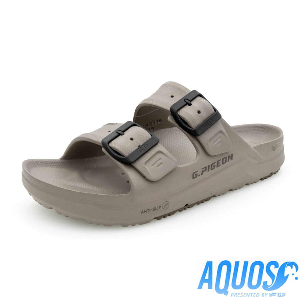 G.P 啟蒙 【G.P】男款AQUOS 綠藻水行鞋A5330-73 灰褐色 (SIZE:39-44/45)