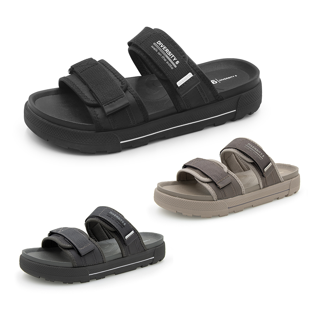 G.P 啟蒙 【G.P】d6男款Q軟舒適雙帶拖鞋D569M (SIZE:40-45)