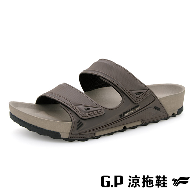 G.P 啟蒙 (男)ODS 2.0機能章魚吸盤柏肯拖鞋 男鞋-灰褐色