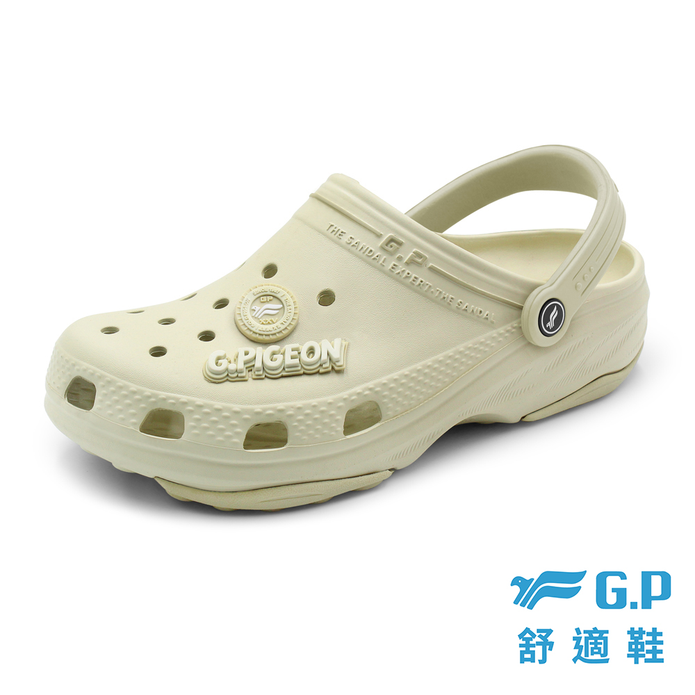 G.P 啟蒙 【G.P】男女款AQUOS綠藻蛙特鞋A5333-35 奶茶色 (SIZE:35-46)