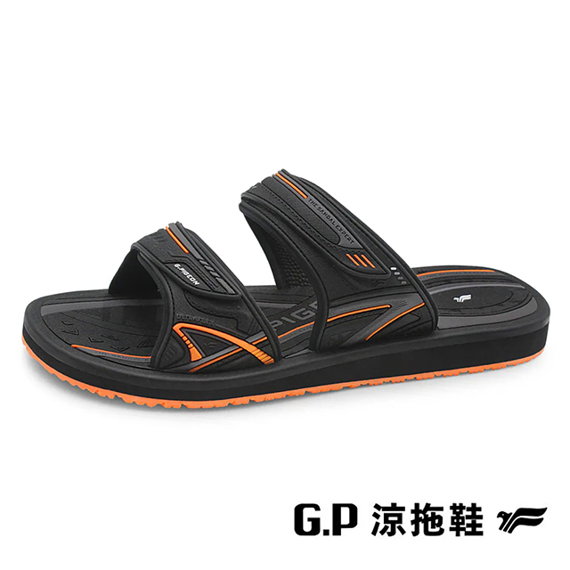 G.P 啟蒙 (男)高彈性舒適拖鞋 男鞋-橘色