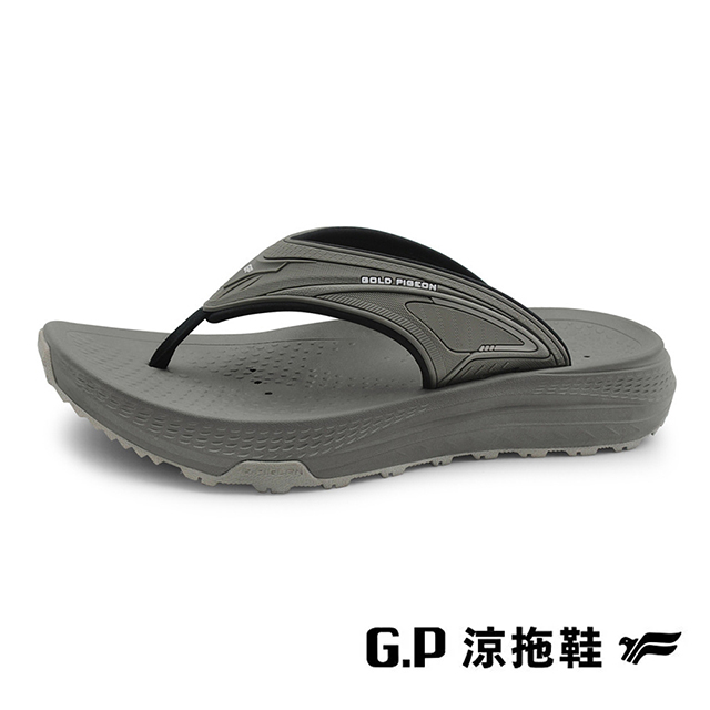 G.P 啟蒙 (男)機能運動人字夾腳拖鞋 男鞋-綠色