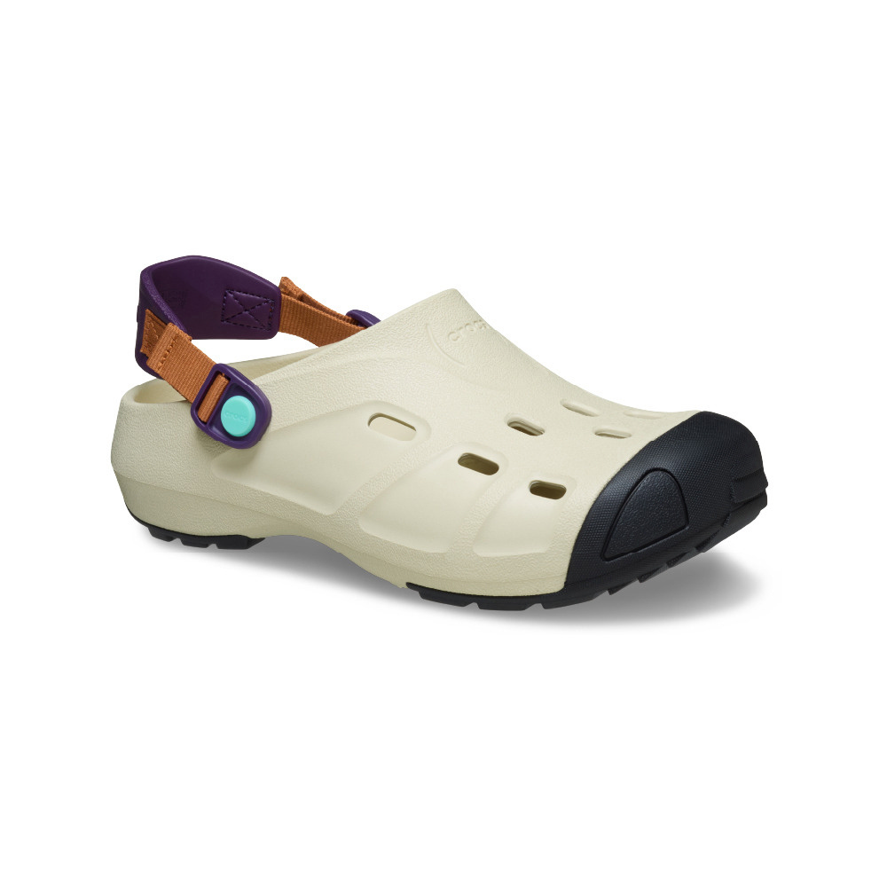 Crocs 卡駱馳 男女 Quick Trail 縱野克駱格 骨白色/七彩色 212809-2Y3