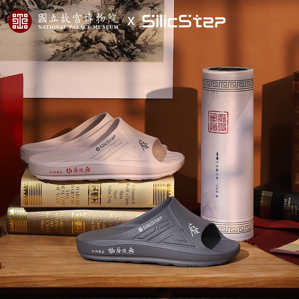 333 家居鞋館 SilicStep 嘉慶御批無用廢物禮盒組-灰色/沙色