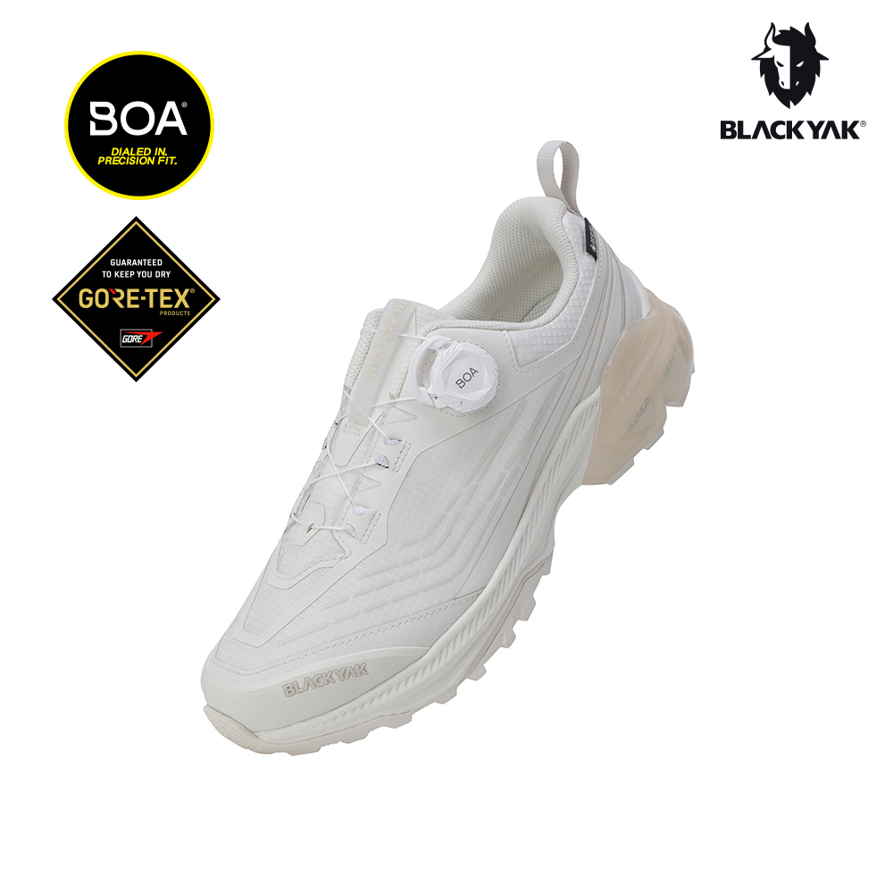 BLACKYAK 343 LIGHT STEP GTX超輕防水健行鞋(淺卡其)-超輕防水鞋BOA IU