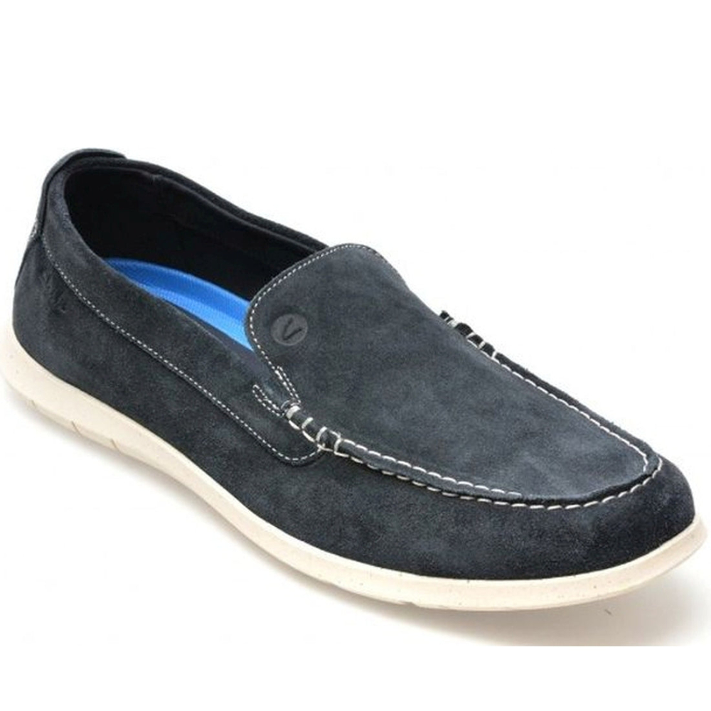 Clarks FLEXWAY STEP 莫卡辛鞋 藍色男款鞋