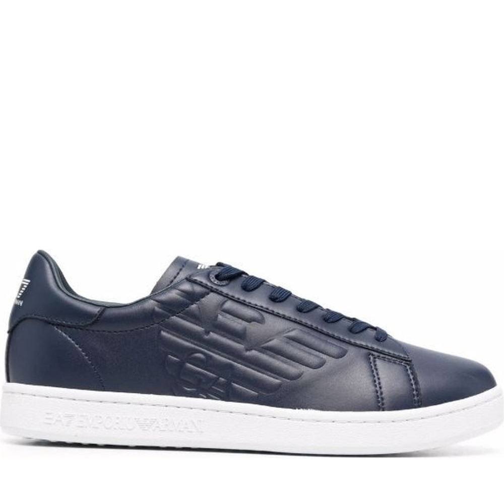 EMPORIO ARMANI TENNIS DYNAMIC 板鞋 平底鞋 時尚運動鞋 休閒鞋 藍色男款鞋