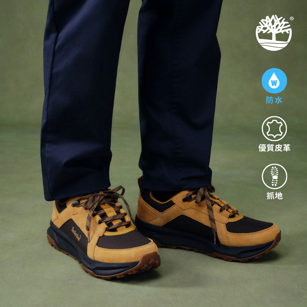 Timberland 男款小麥色Motion Ledge防水健行鞋｜A6F2EEZ0