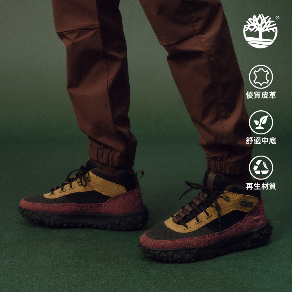 Timberland 男款灰黑色Motion 6中筒健行鞋｜A6CW1A6M