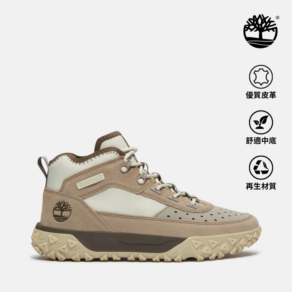 Timberland 男款灰色城市探索系列Motion 6中筒健行鞋｜A6CW1Y55