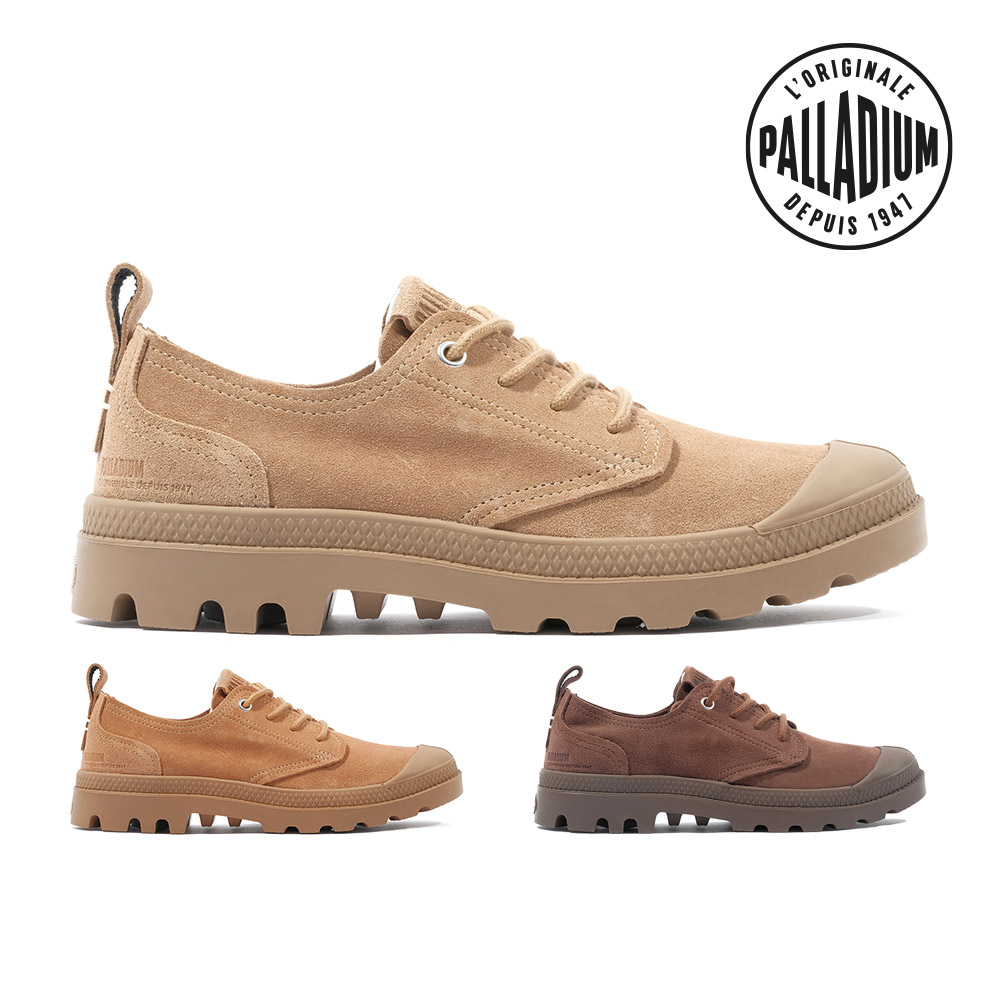 Palladium PAMPA OX SKIN低筒麂皮休閒鞋-男鞋/女鞋-三色任選