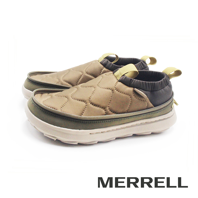 Merrell 邁樂 (男)HUT MOC 2 PACKABLE PLUS 輕量拉鍊懶人休閒鞋 男鞋-綠色（其他規格）
