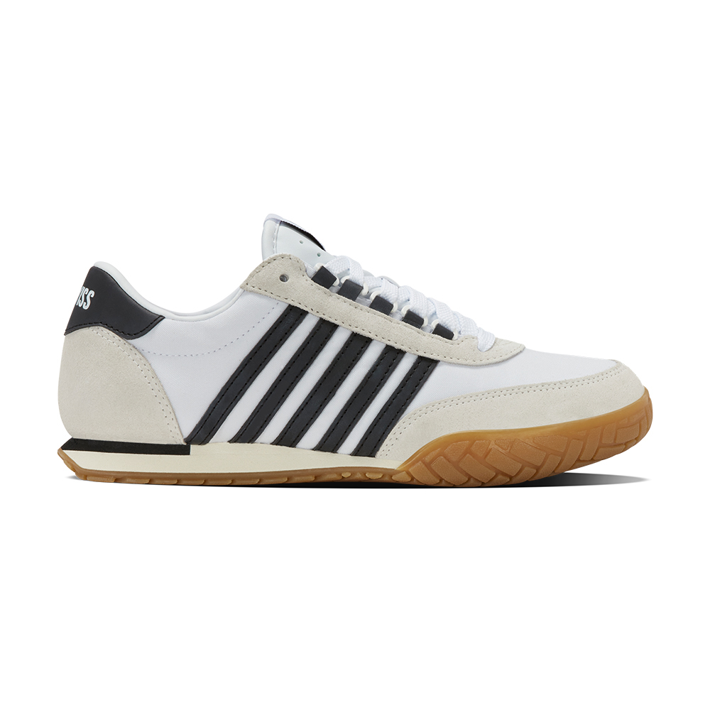 K-SWISS 時尚運動鞋 VINTAGE TRAINER T 休閒 男鞋  白黑色 09463-168-M