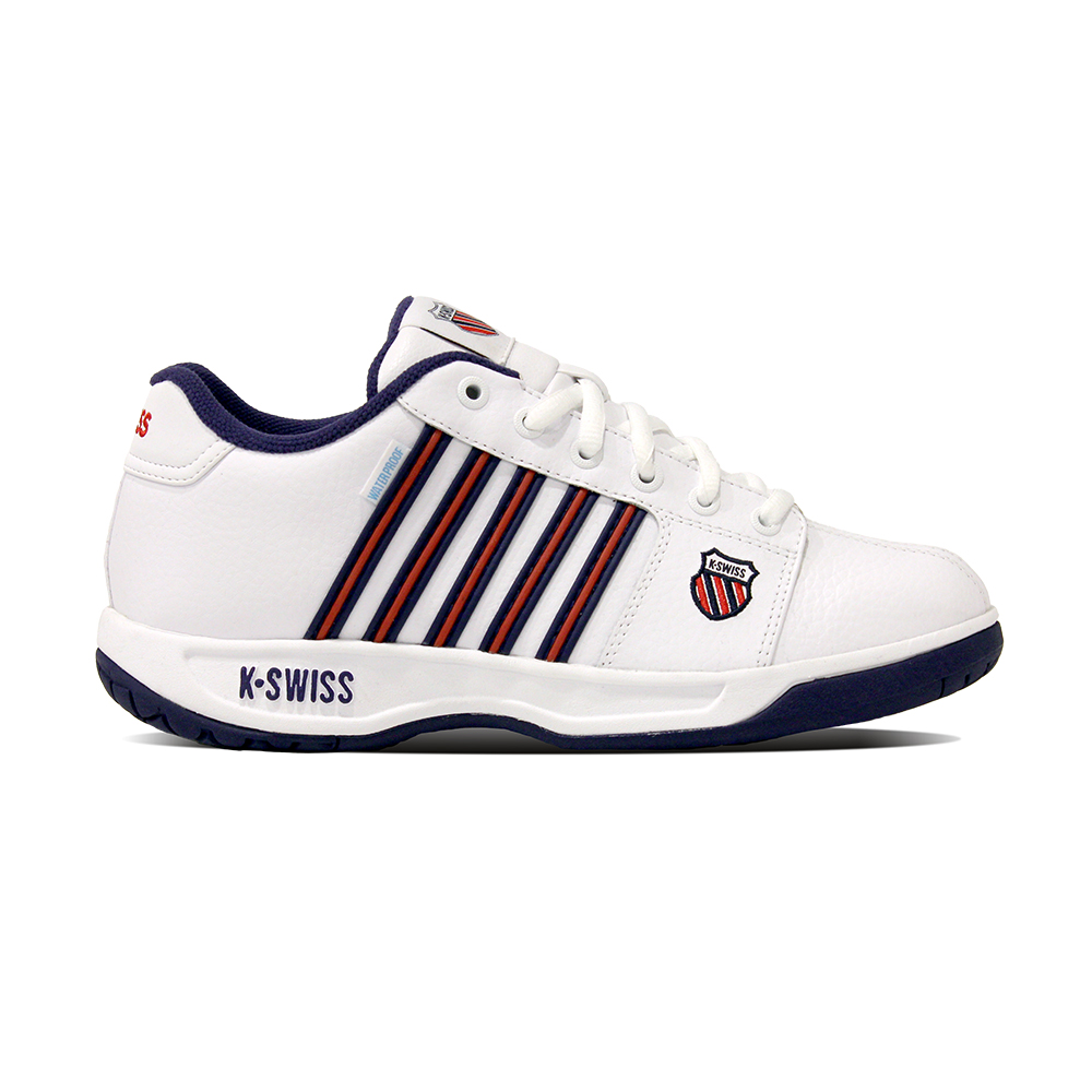 K-SWISS 防水運動鞋 EADALL WP 防水 男鞋  白藍紅色 06781-112-M