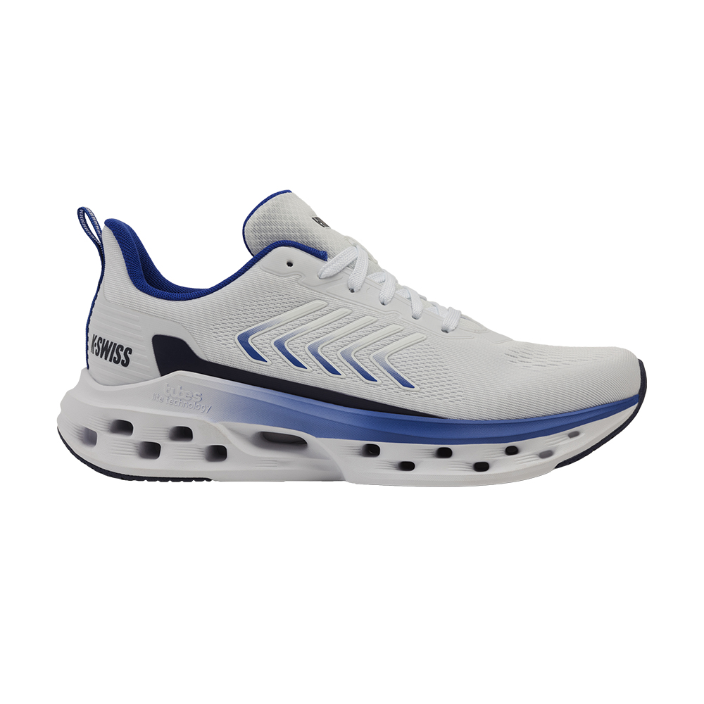 K-SWISS 輕量運動鞋 MELROSE TUBES LITE 跑步 男鞋 白藍色 04494-143-M