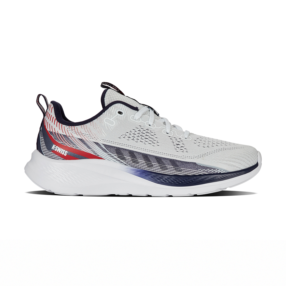 K-SWISS 經典運動鞋 PROTO TRAINER 休閒 男鞋 白藍紅色 04302-113-M