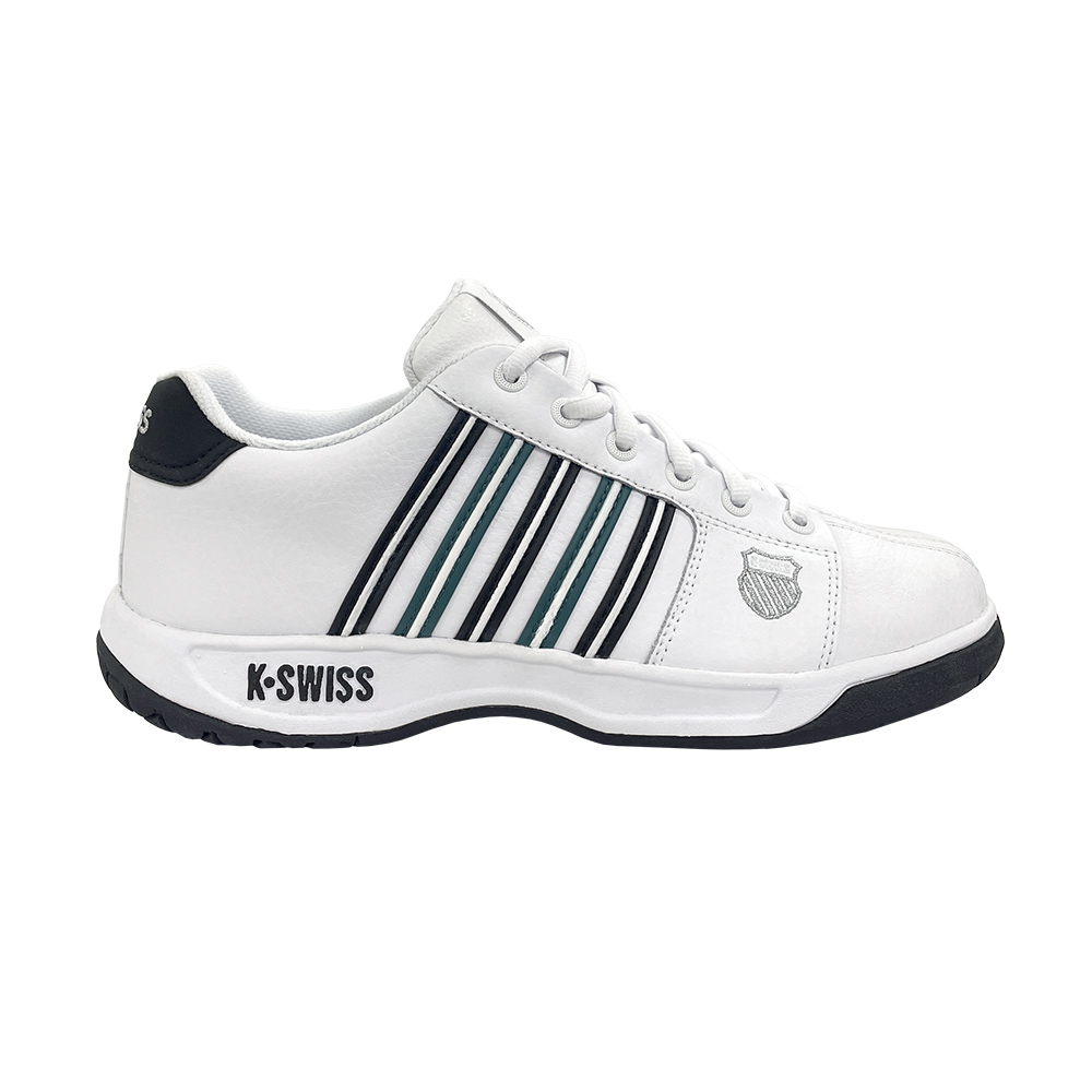 K-SWISS 經典運動鞋 EADALL 休閒 男鞋 白綠黑色 01353-123-M