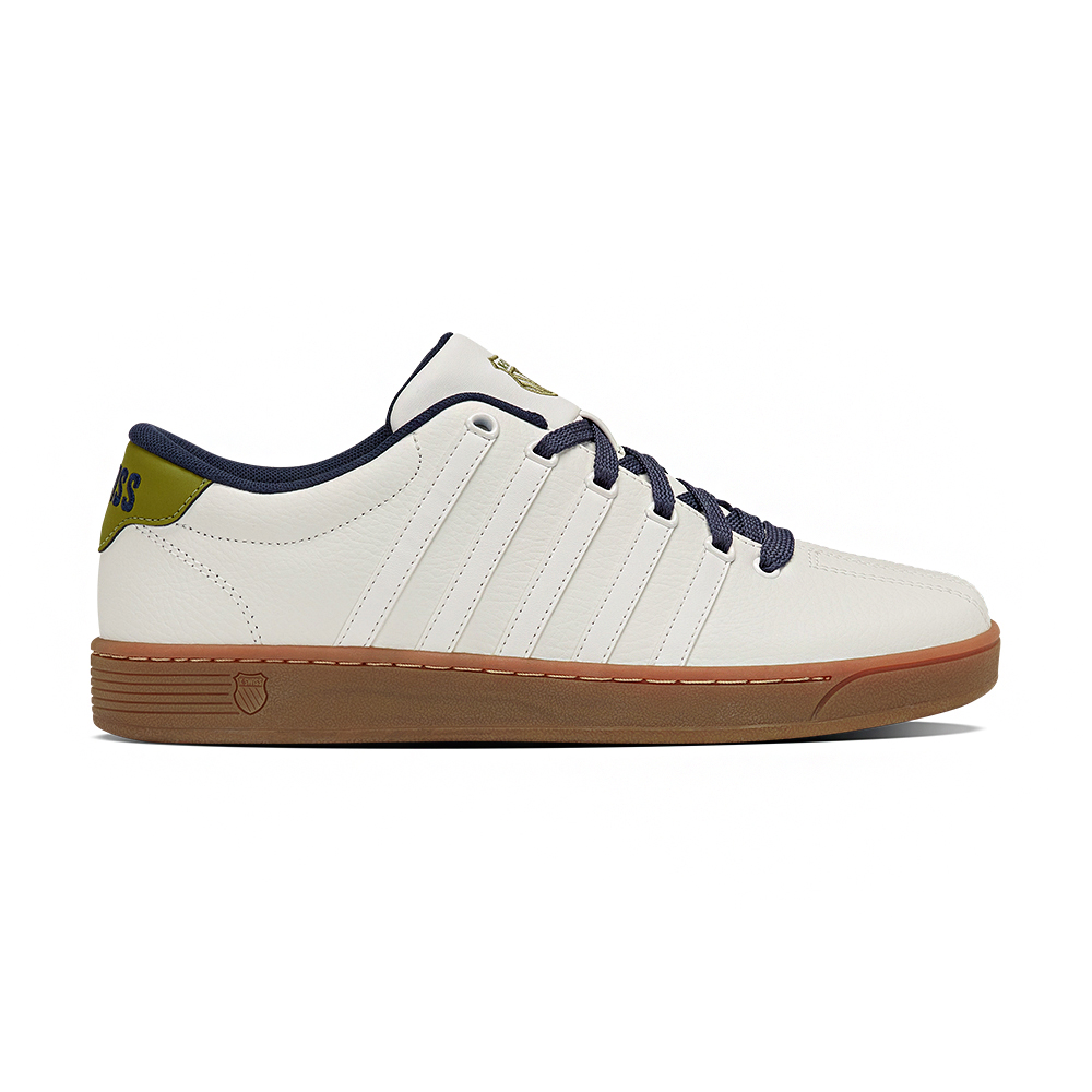 K-SWISS 經典運動鞋 COURT PRO II CMF 休閒 男鞋 米白藍綠色 03629-118-M