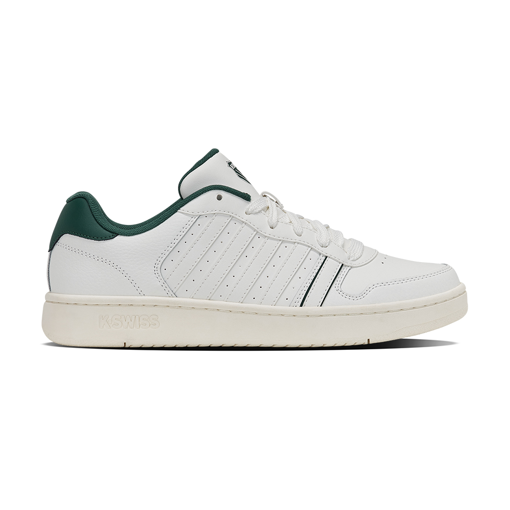 K-SWISS 經典運動鞋 COURT PALISADES  男鞋 白綠色 06931-146-M