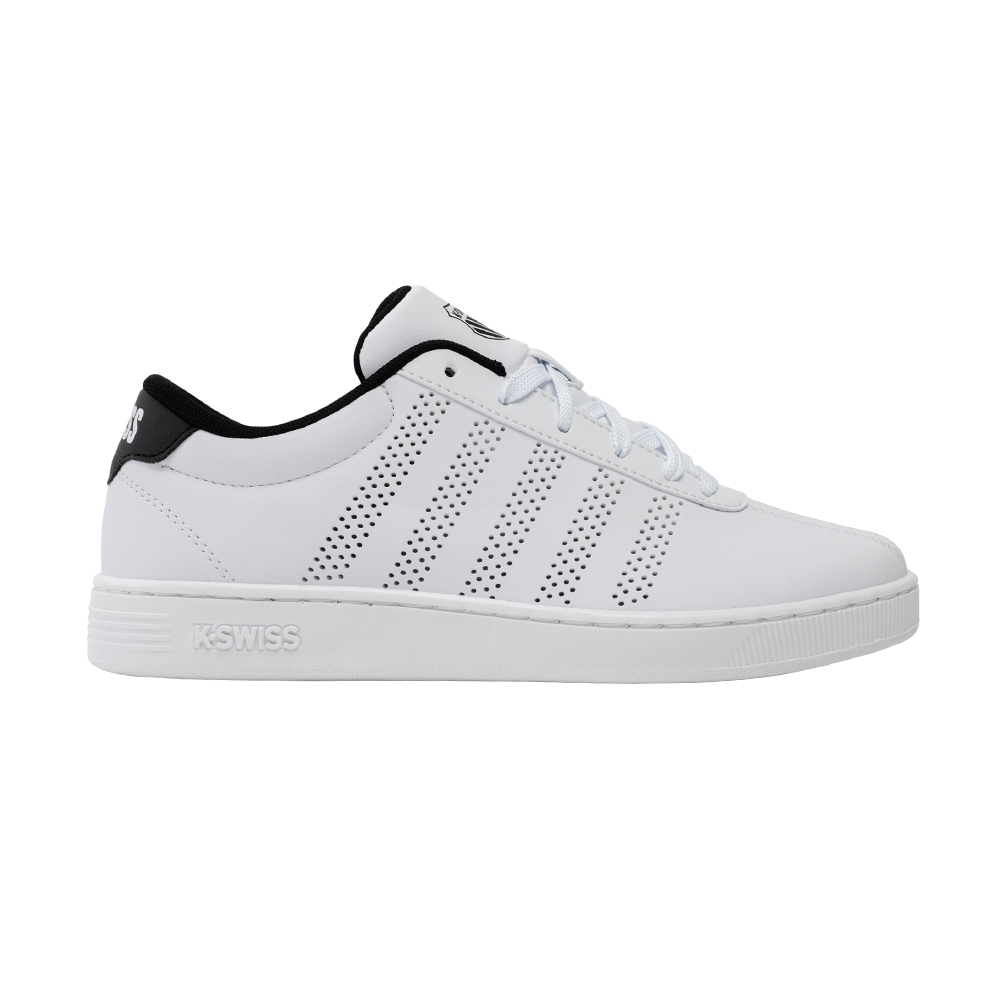 K-SWISS 經典運動鞋 COURT OPEN PERF  男鞋 白黑色 04775-102-M