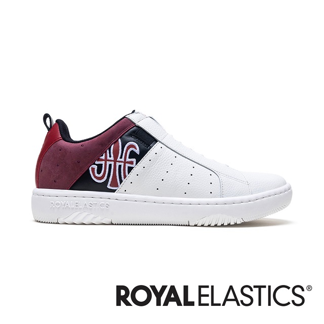 Royal Elastics ICON2.0 白黑紅真皮潮流運動休閒鞋 (男) 006553-091
