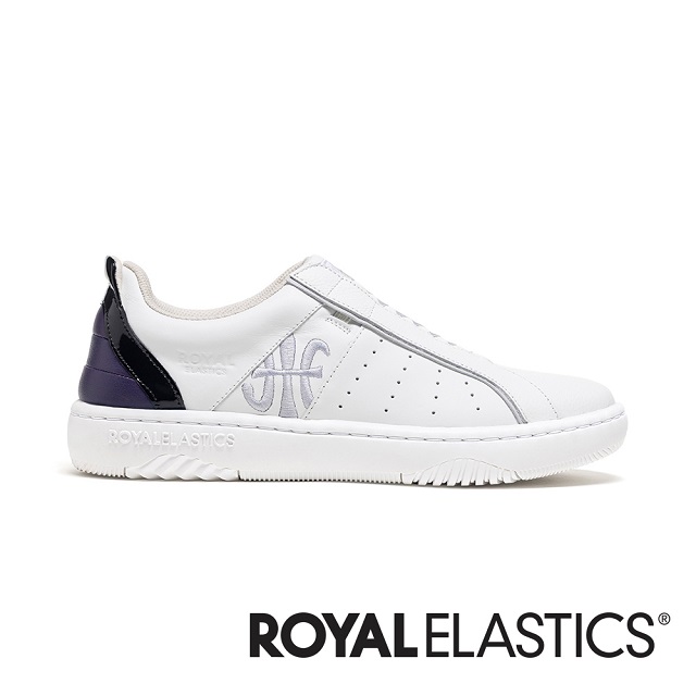 Royal Elastics ICON2.0X 白黑紫真皮運動休閒鞋 (男) 006352-096