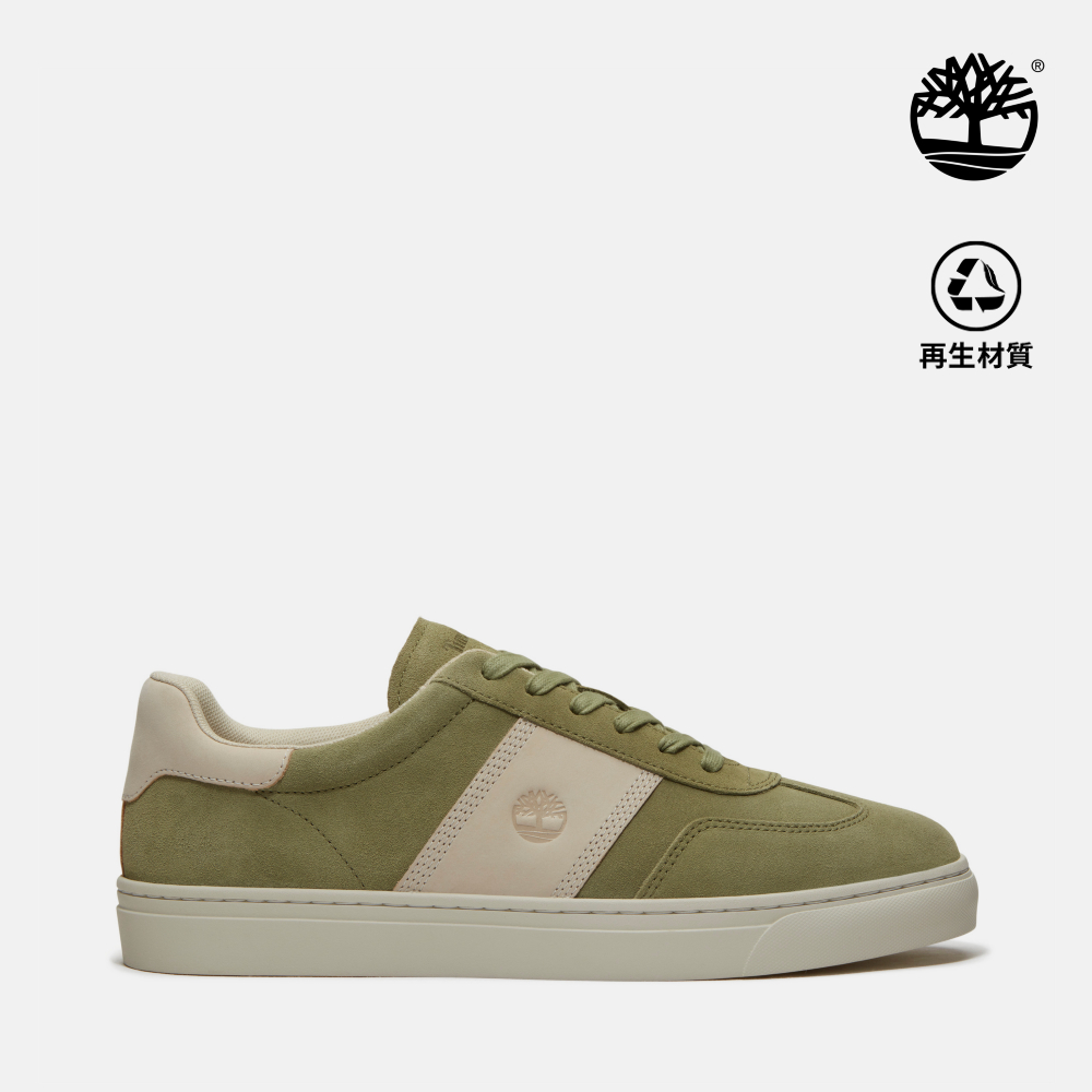 Timberland 男款淺綠色皮革休閒鞋｜A43GGAHZ