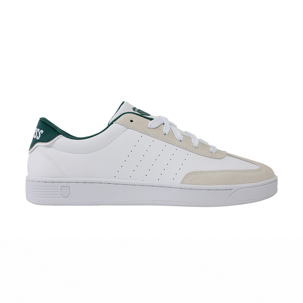 K-SWISS 經典小白鞋 COURT BALBOA SDE 休閒鞋 男鞋 白綠色 04735-168-M