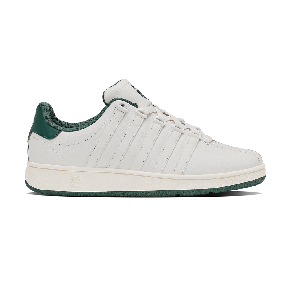 K-SWISS 經典運動鞋 CLASSIC VN 休閒 男鞋 米白綠色 07321-116-M