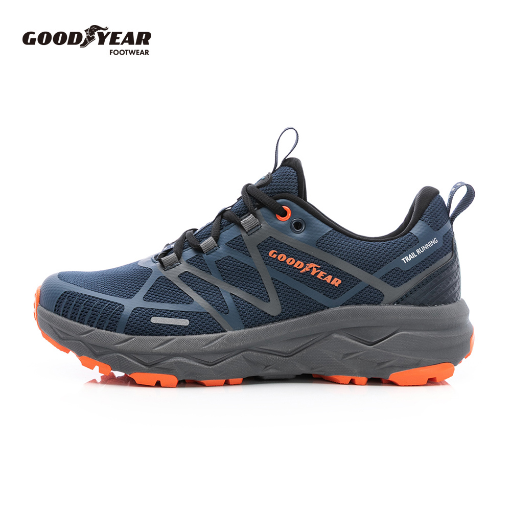 Goodyear 固特異 3E寬楦越野運動鞋/男 舒適 耐磨 抓地 寬楦 藏青(領跑者M1-GAMR63836)