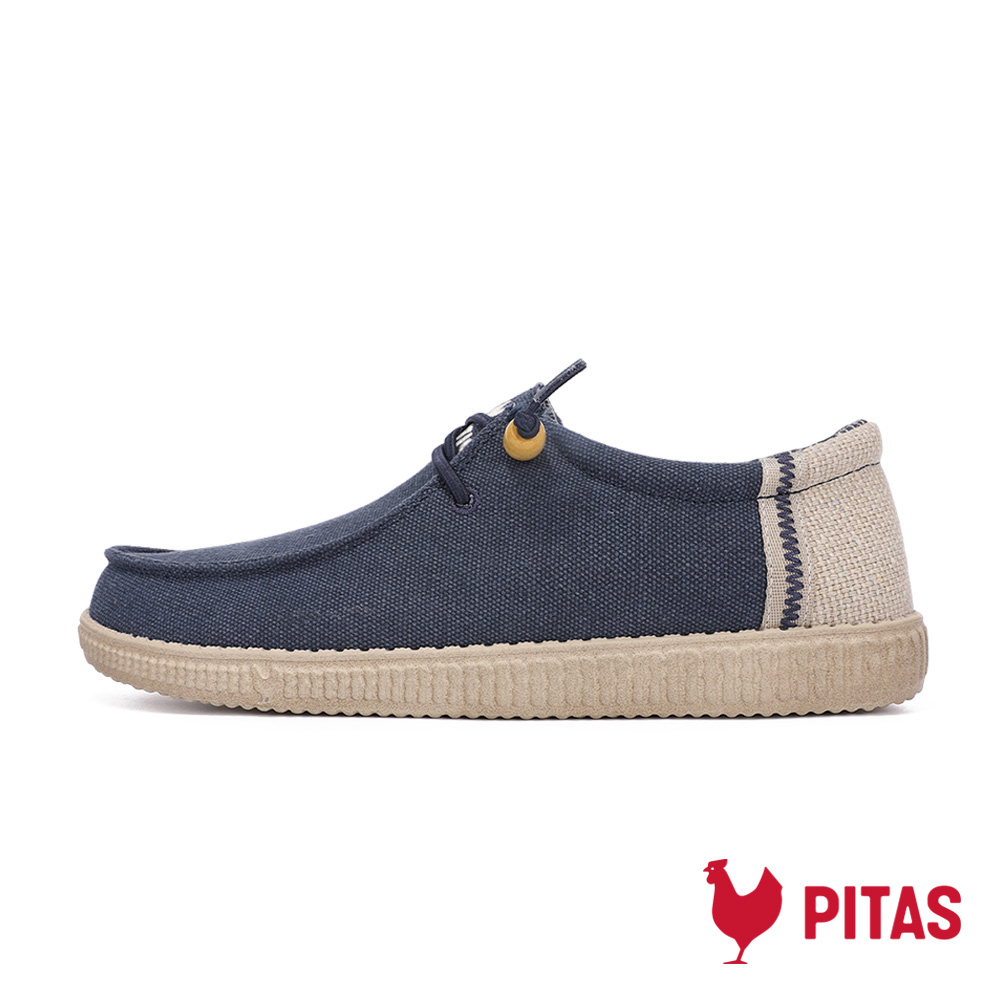 Walk In Pitas 男鞋 WP150 RYAN 超輕量拼接懶人鞋 (PI2639-047 風帆藍)
