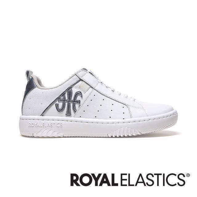 Royal Elastics ICON2.0 白銀真皮潮流運動休閒鞋 (男) 006561-008