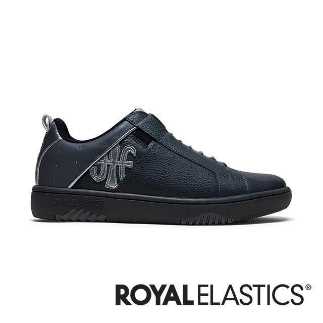 Royal Elastics ICON2.0 黑灰銀真皮潮流運動休閒鞋 (男) 006561-885