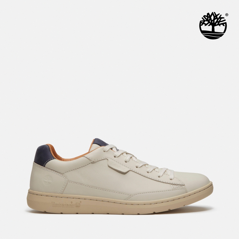 Timberland 男款象牙白Portofino Pier休閒鞋｜A5P7QETD