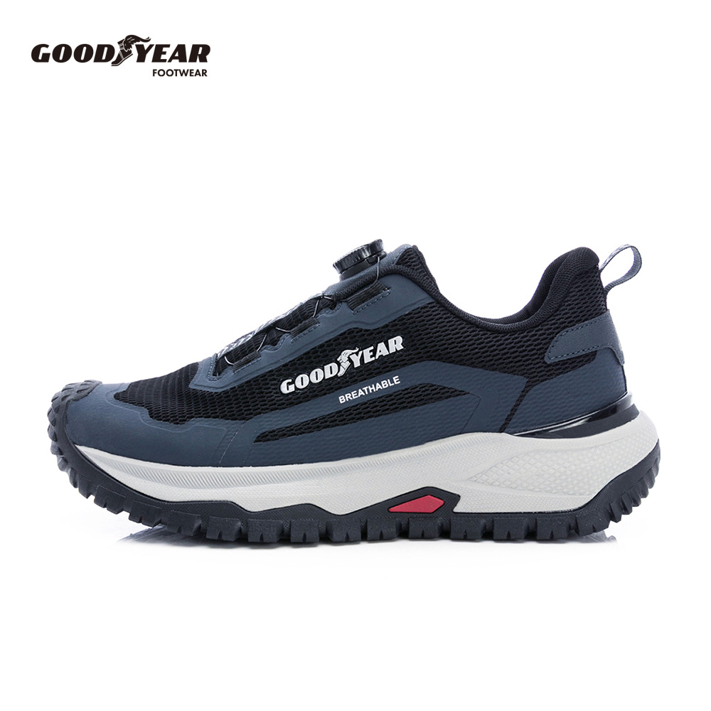 Goodyear 固特異 3E寬楦旋轉扣越野運動鞋/男 透氣 耐磨 Q彈 深藍(氣旋系列-GAMR63856)
