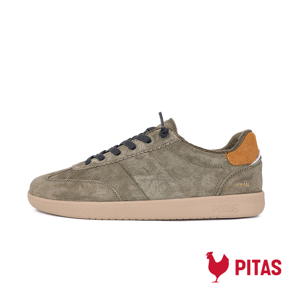 Walk In Pitas 男鞋 URBAN 防潑水時尚免綁帶德訓鞋/休閒鞋 (PI2690-618 銅釉綠)