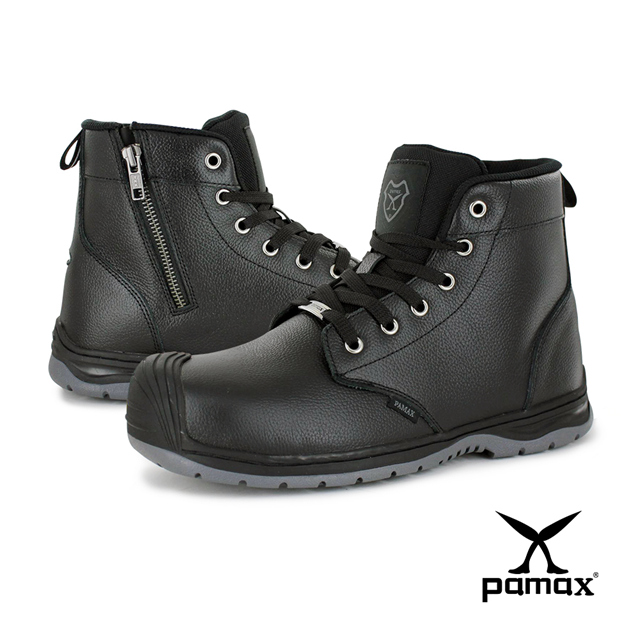 PAMAX帕瑪斯【頂級氣墊工作安全靴】PX87710FEH-內側拉鍊、中筒鋼頭安全靴、專利氣墊鞋墊- PChome 24h購物