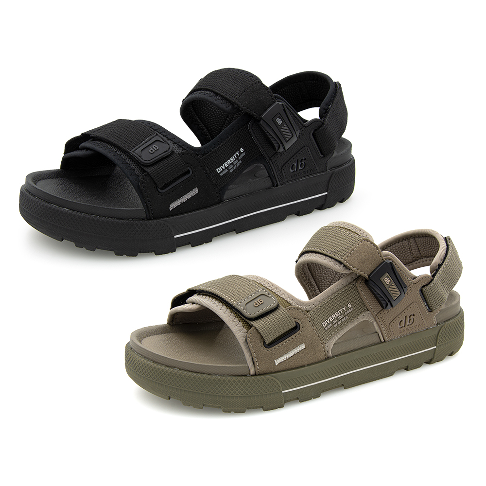 G.P 啟蒙 【G.P】d6男款Q軟舒適磁扣兩用涼拖鞋D592M (SIZE:40-45 共二色)