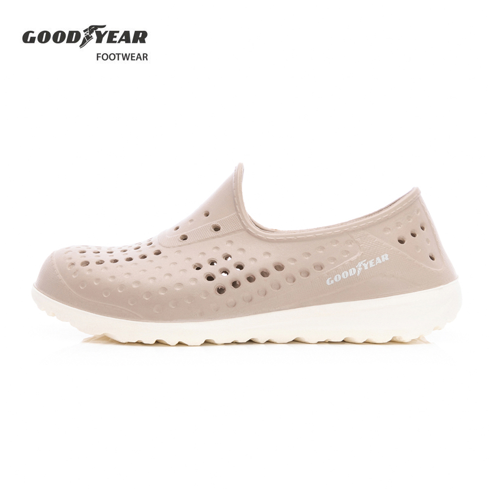 Goodyear 固特異 輕便水陸洞洞鞋 男女/晴雨兩用鞋 沙色(GAWP42751)