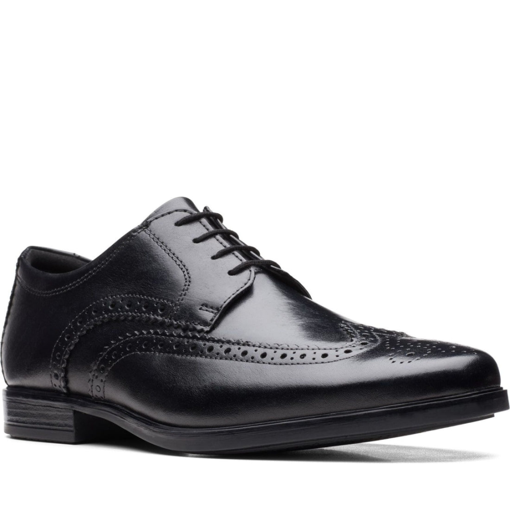 Clarks HOWARD WING 商務皮鞋 商務鞋 正式鞋 黑色男款鞋