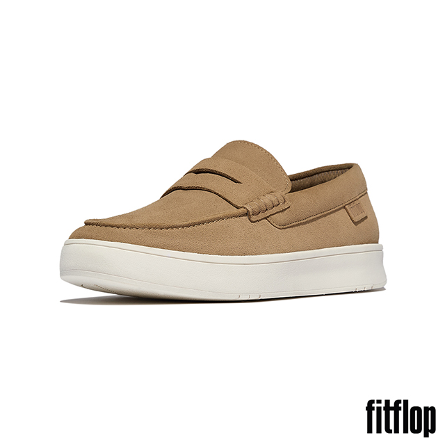FitFlop RALLY 麂皮便士樂福鞋-男(駝色)