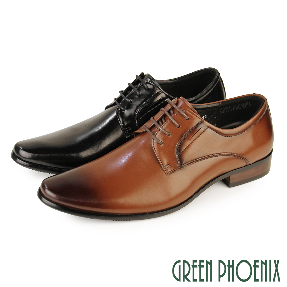 GREEN PHOENIX 波兒德 男 紳士鞋 商務鞋 新郎鞋 皮鞋 德比鞋 渲染 漸層T59-1A962
