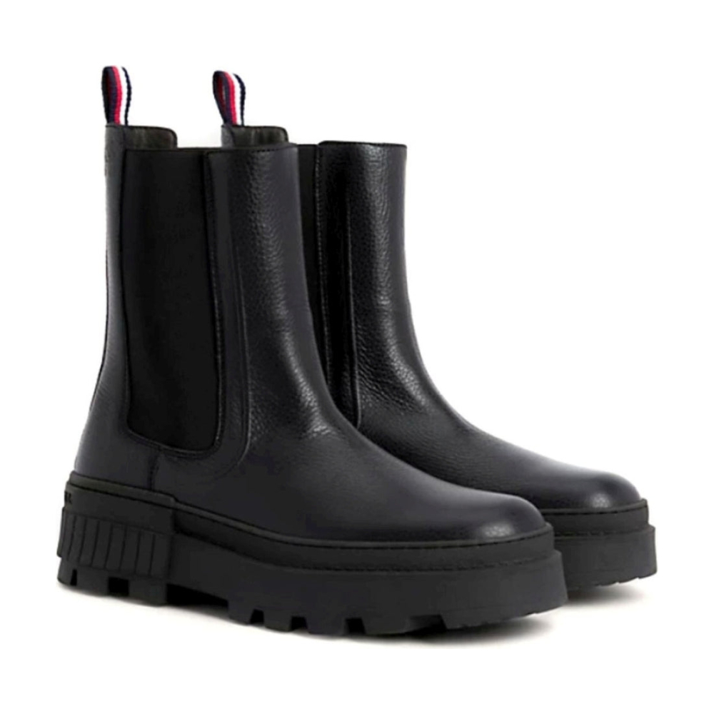 Tommy Hilfiger ELEVATED CHUNKY CHELSEA 切爾西靴 踝靴 黑色男款鞋