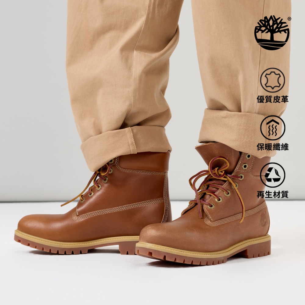 Timberland 男款棕色特別款休閒6吋靴|A2MWXAMX